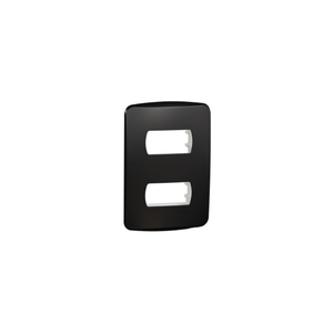Placa 4X2 Para 2 Módulos Separados Com Suporte Preto Miluz S3B77124 Schneider