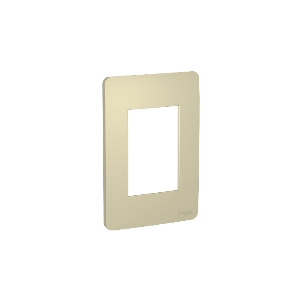 Placa 4X2 Para 3 Módulos S730103234 Horizon Gold Orion Schneider