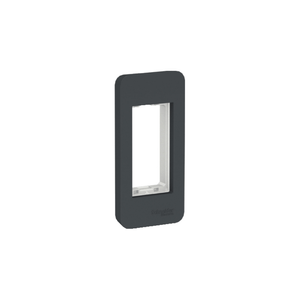 Placa Suporte S731001094 Grafite 1 Módulo Para Divisória Orion Schneider