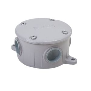 Caixa Derivada de Aluminio 1 CLM-20 Cinza Wetzel