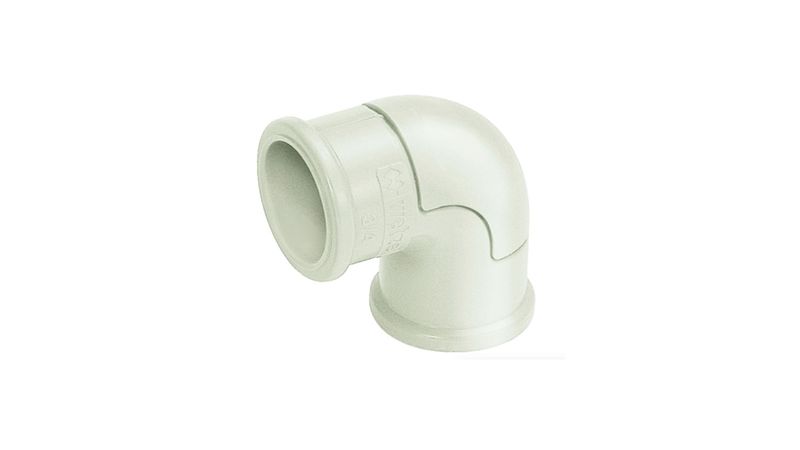 Cotovelo PVC 90X 1/2 Sem Rosca Branco Wetzel| ANDRA