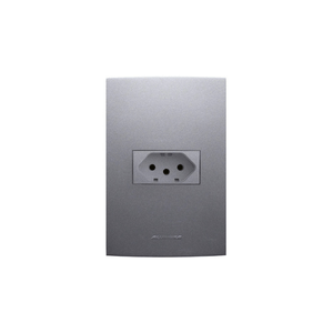 Conjunto Montado Tomada 2P+T 20A-250V Grafite Inova Pro Class Alumbra