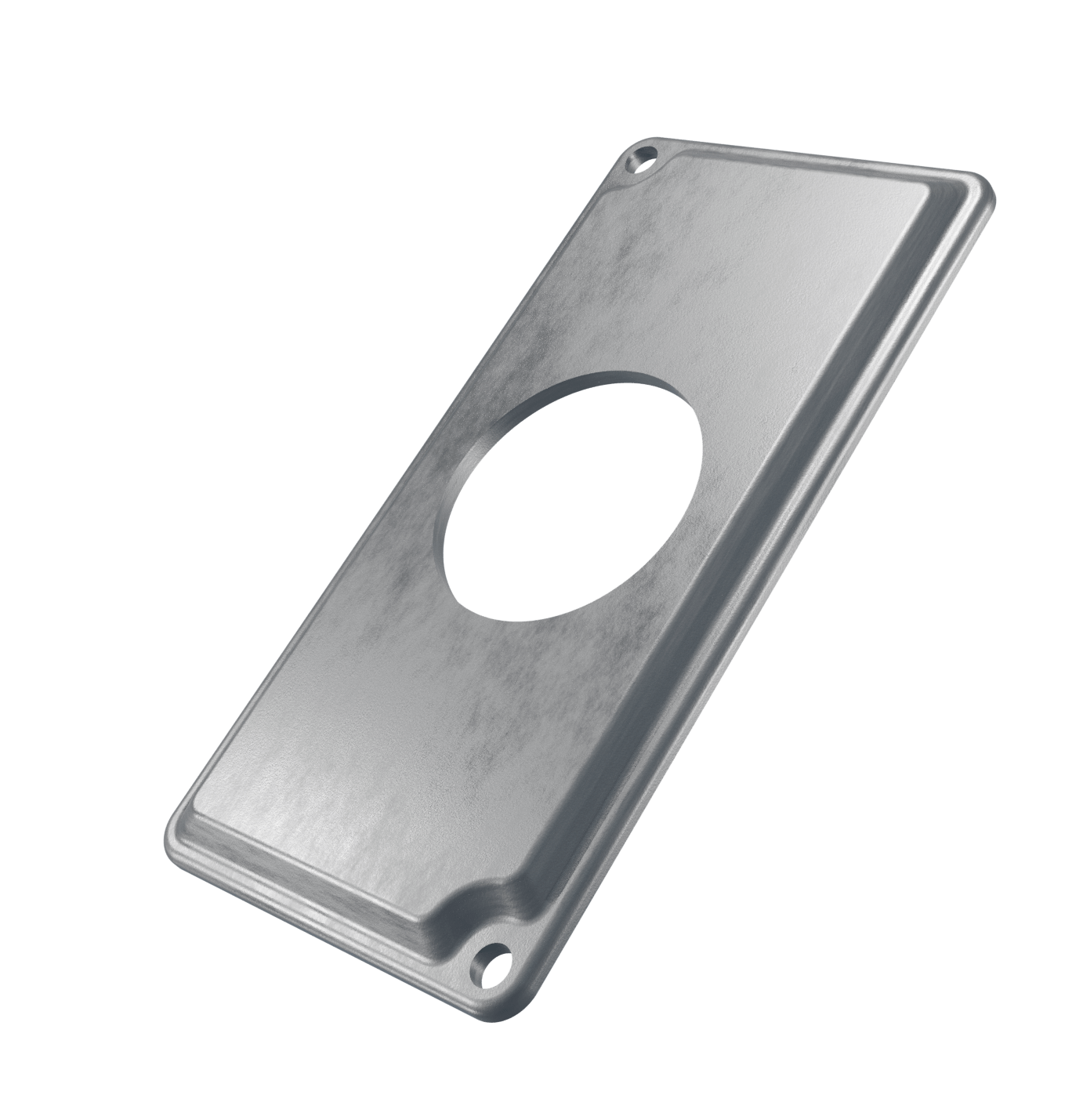 Tampa Para Condulete Aluminio 1 NR16Para 1 Tomada Redonda Sem Pintura Wetzel