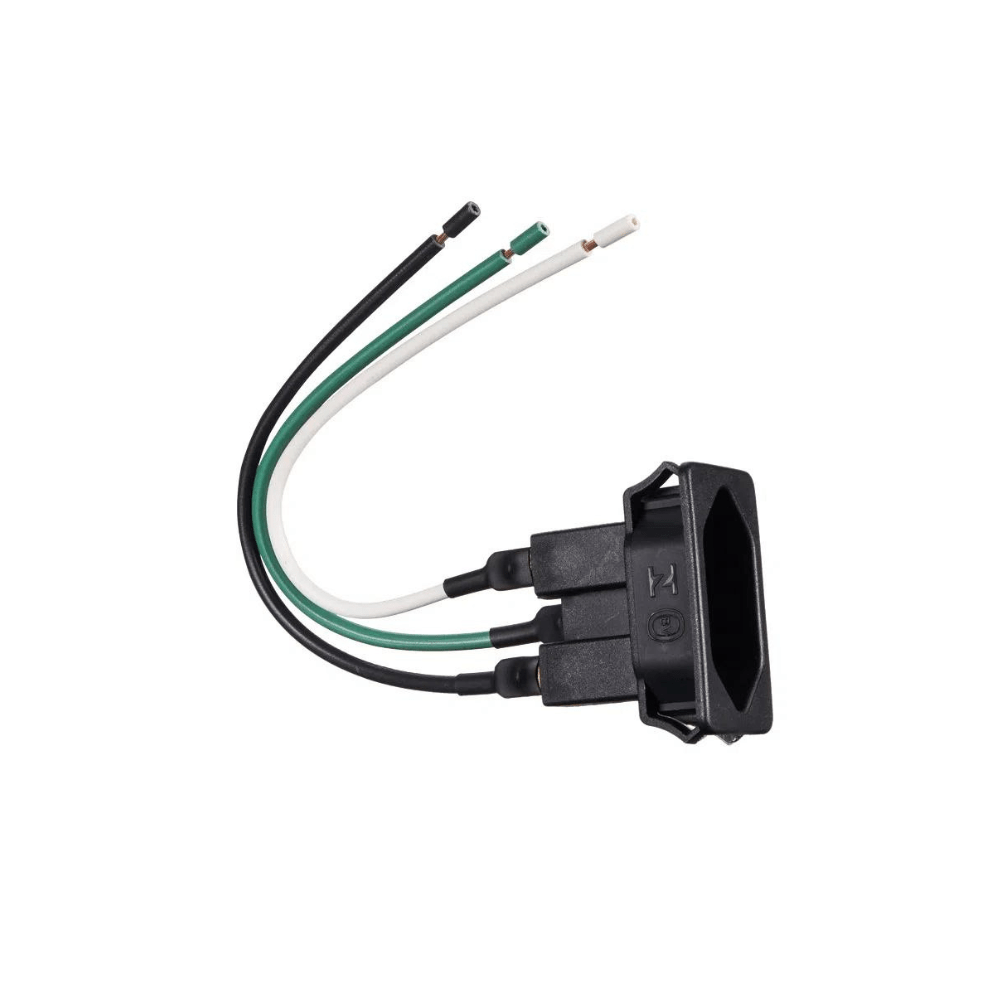 Tomada com Rabicho 2P+T 10A-250V PB TPA2-3 E6F Retangular