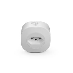 Tomada Inteligente 2P+T 10A Pb Branco Steck