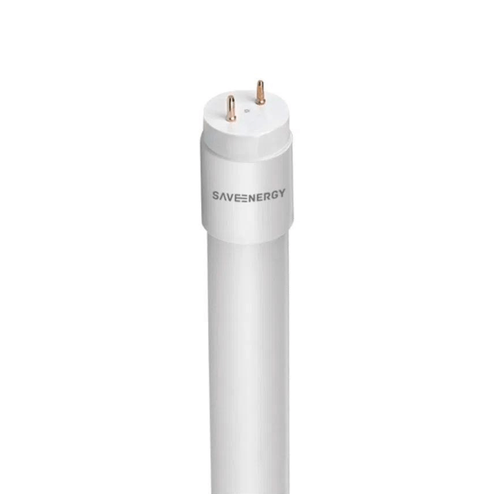 Lâmpada LED Tubular T8 Bivolt 18W 1850 Lúmens 120cm G13 Vidro Saveenergy