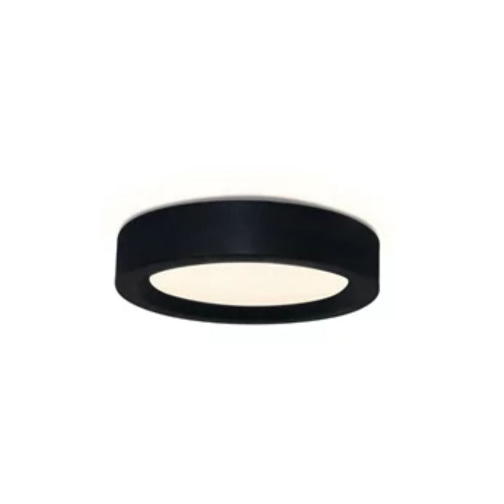 Plafon LED Redondo 36W 3000K Bivolt Preto New Smart Spotline| ANDRA