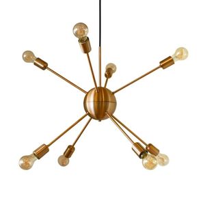 Pendente Para 8 Lâmpadas E-27 Cobre Mini Togo Kin