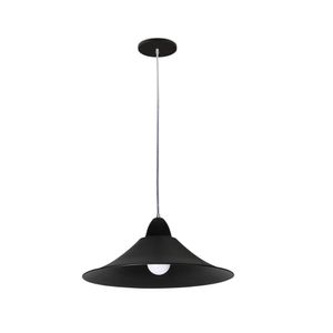 Pendente Para 1 Lâmpada E-27 Preto Bahrein Kin