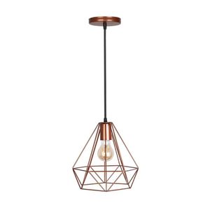 Pendente Para 1 Lâmpada E-27 Cobre Oslo Kin