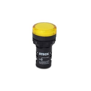Sinaleiro Red 22Mm Led 220V Amarelo SLDS2203 Steck