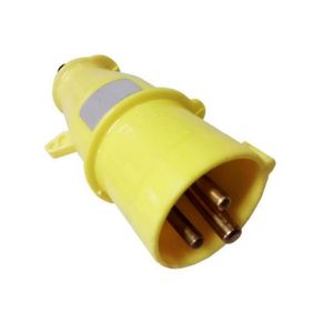Plug 2P+T 32A 110/130V 4H Amarelo Brasikon S-3274 Steck