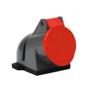Tomada De Sobrepor 3P+T 32A 380/440V Vermelho 6H Brasikon S-4206 Steck
