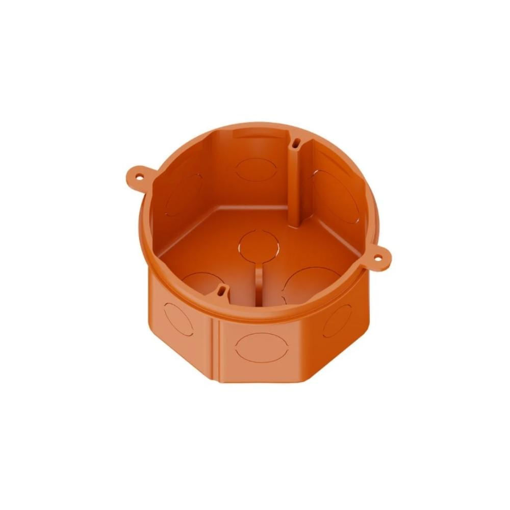 Caixa PVC Embutir Fms Laranja Octógono Reforçado 33043309 Tigre| ANDRA