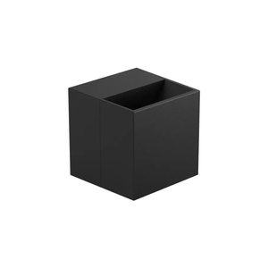 Arandela LED Cubo 2W 4000K Luz Neutra Multifacho IP65 Preto Bivolt 4104-AA-N-PM Interlight