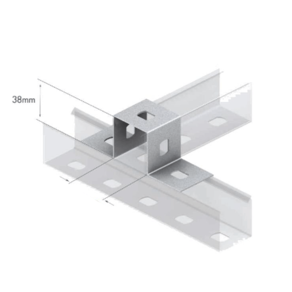 k&k Cantoneira ZZ Alta Para Perfilado 3,8X3,8Cm #16 Pré Zincado CKP134