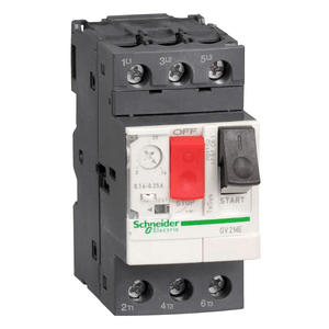 Disjuntor Motor Tesys GV2 3P 4 A 6,3A Até 690V 50/60Hz Botão De Impulsão GV2ME10 Schneider