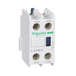 Bloco Aditivo De Contato Auxiliar Instantâneo Frontal 1Na+1Nf Contator LADN11 Schneider