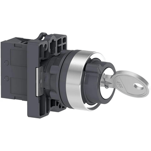 Comutador 22Mm Plástico Chave 2 Posições Fixa Retira Esquerda 1Na XA2EG21 Schneider