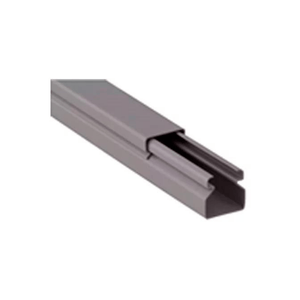 Canaleta Lisa 15X22Mm 2 metros Cinza 101069 Dutoplast
