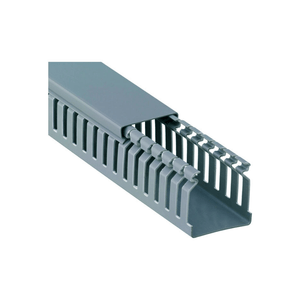 Canaleta Recorte Aberto 30X 30Mm 2 metros Cinza 105071 Dutoplast