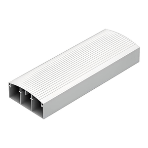 Tampa Perfil Alumínio 73X3000Mm Italiana Ranhurada Branco Dt-15340.00 110949 Dutotec