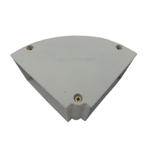 Curva Horizontal Alumínio Injetado 90° 45Mm Branco Dt-35440.00 104448 Dutotec