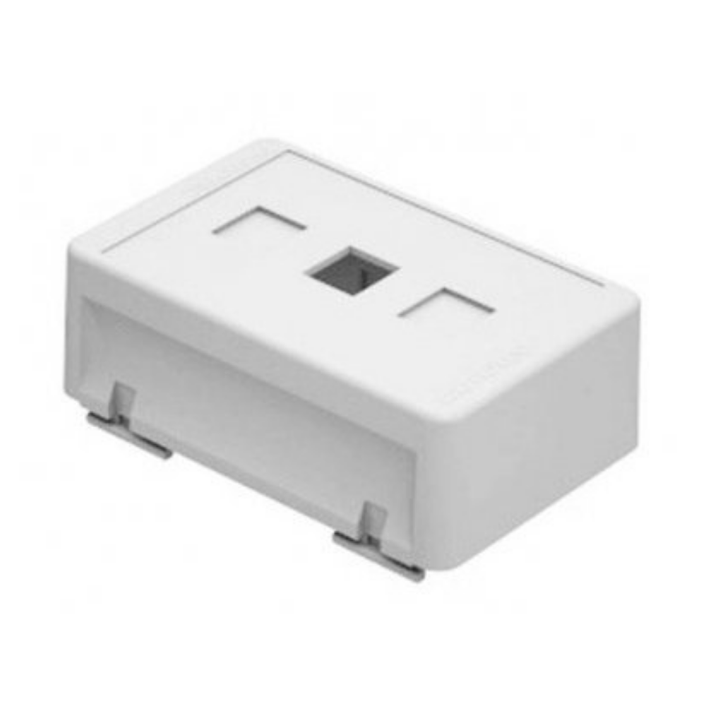 Porta Equipamento Abs Para 4 Tomada Rj45 Sem Colar Branco Dt-62244.00 ...