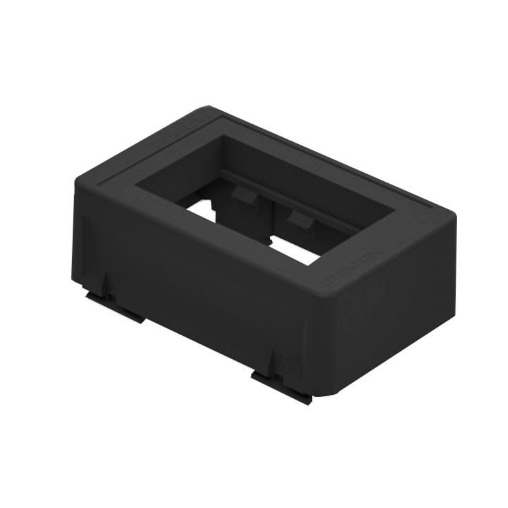 Porta Equipamento Abs Dt-64454.10 Para 3 Módulos Preto 112778