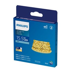 Fita LED 24V 15,5W/M 1600 Lúmens/M Interna IP20 - Rolo De 5 Metros LS155 Philips