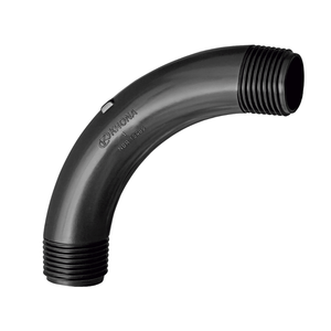 Curva PVC 90X 2.1/2 Preto Roscável Longo 1157 Krona