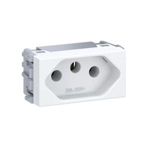 Módulo Tomada 2P+T 20A-250V PB 16025508 Branco Esatta Weg