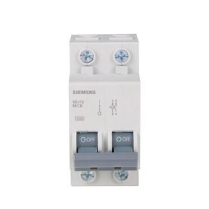 Disjuntor 2P 10A Curva C 3Ka 380V 5SJ1 5SJ12107MB Siemens