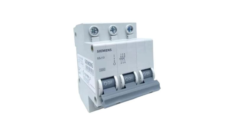 Siemens （シーメンス）　Da Disjuntor Mini Tripolar 25A 250/440VCA Curva D 10KA 5SY43258