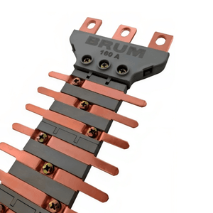 Barramento Trifásico Para 24 Polos 160A + Neutro/Terra Vb16024 099200001 Brum