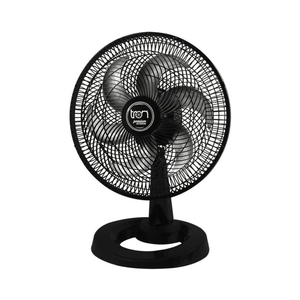 Ventilador De Mesa Oscilante 127V 50Cm 140W Preto 6 Pás 1244 PP Premiu Tron