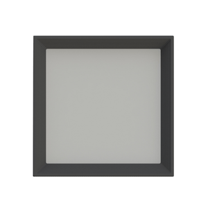 Painel LED De Sobrepor Quadrada Recuada Bivolt 36W 2300 Lúmens 40x40cm Preto Saveenergy
