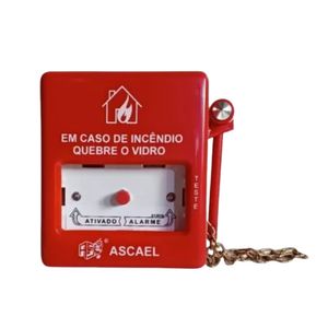 Botoeira Endereçavél Abde-A/S/M 1024 Com Saída Para Sirene 002095 Ascael