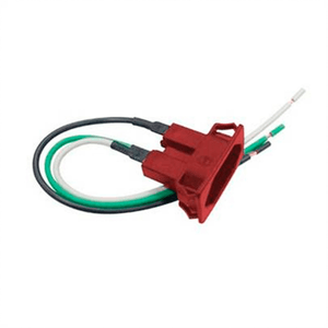 Tomada 2P+T 20A 250V PB Vermelho Faston Com Rabicho Margirius