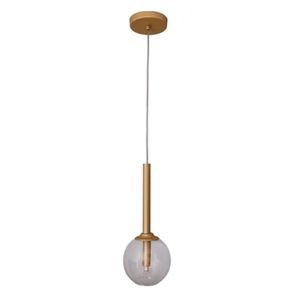 Pendente 1Xg9 Cobre Vnz Vidro Cristal 16410/25 Ball Usina Design