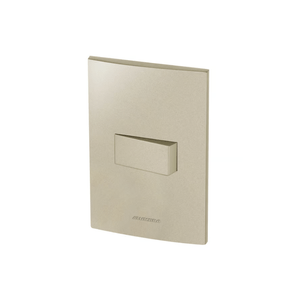Conjunto Montado 1 Interruptor Simples 10A Champagne Inova Pro Class Alumbra