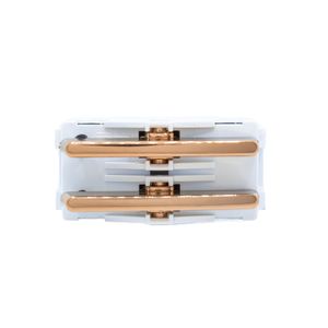Módulo Duplo 1 Interruptor Paralelo + 1 Módulo Cego Ouro Rose Novara DC-1500/264 Dicompel