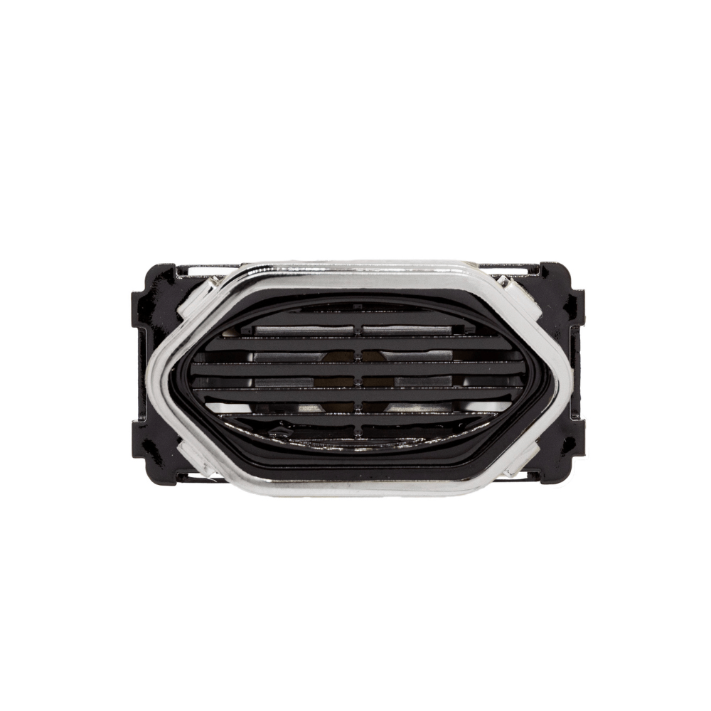 Módulo 1 Campainha Cigarra Bivolt Preto Brilhante Cromadoado Novara PB-1700/570 Dicompel