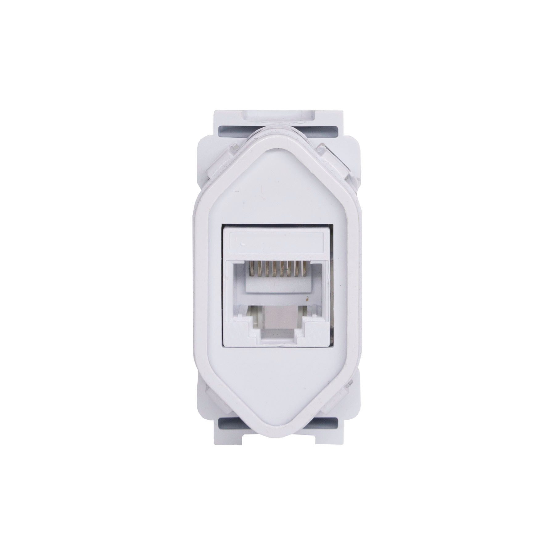 Tomada Informática Rj45 Cat5E Dc-1100/159 Branco/Branco 1 Módulo Novara Dicompel