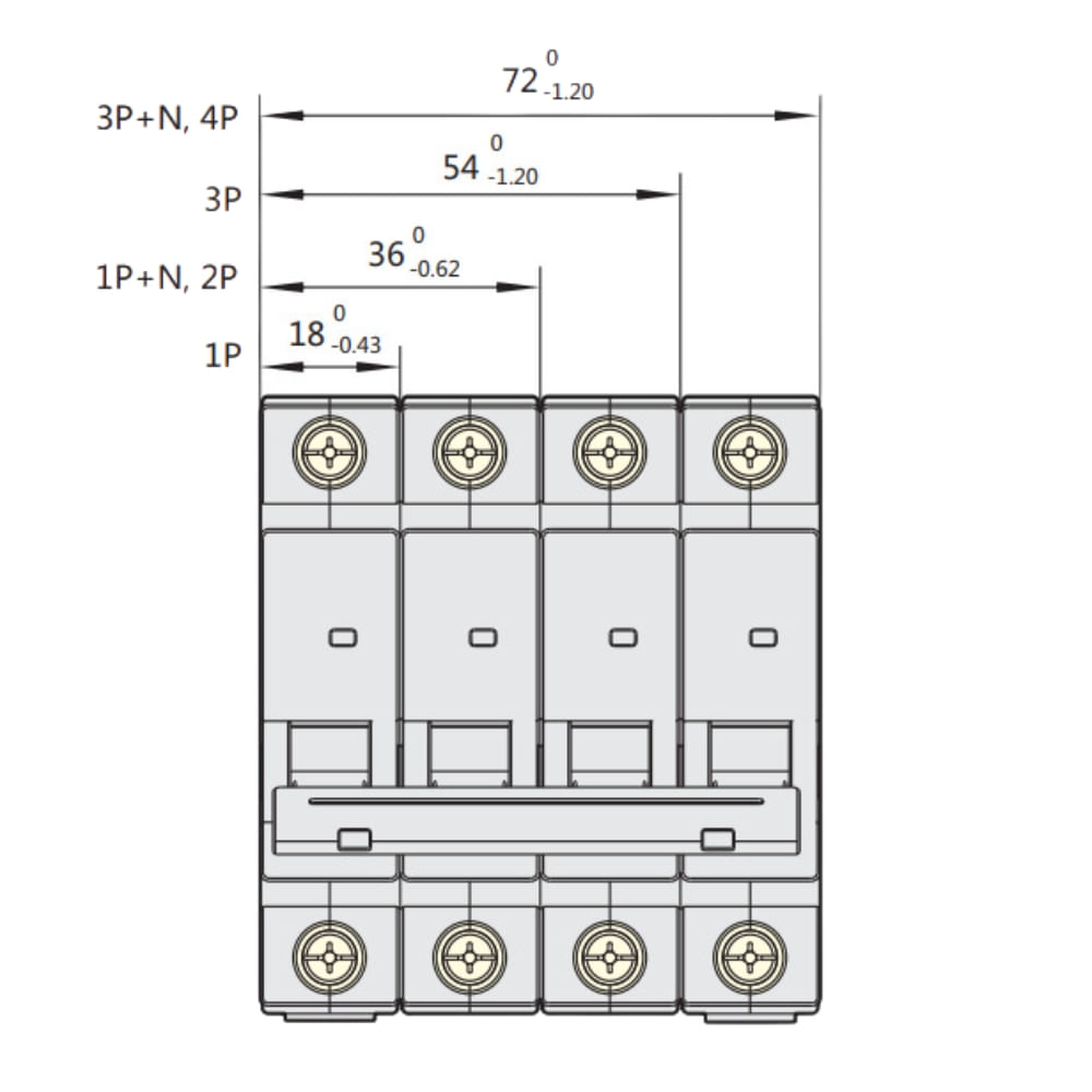 Encontraproduto.com.br - Disjuntor 2P 50A Classe C 3Ka 319293 CHINT