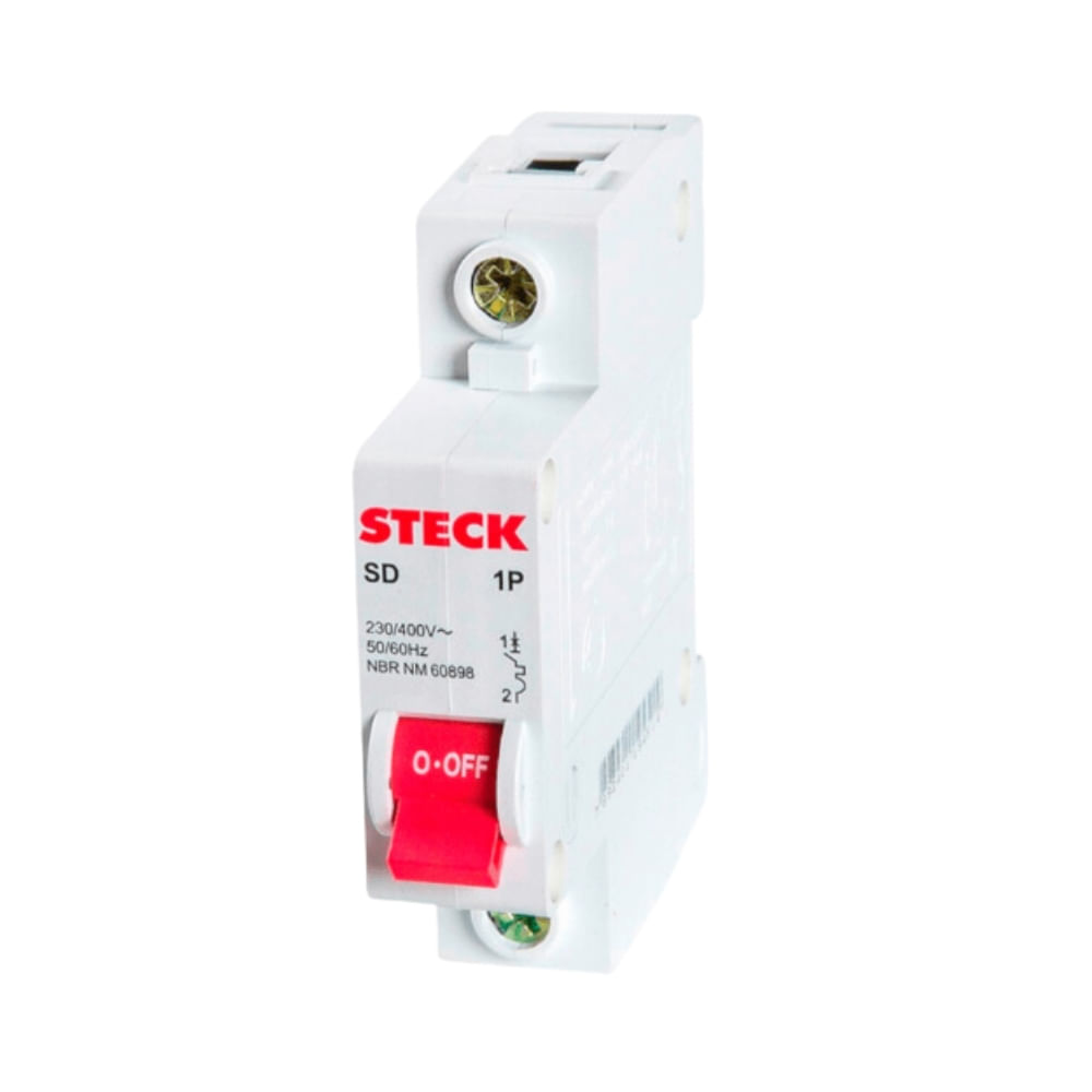 Disjuntor 1P 70A C 3Ka 230V Sd61C70 Steck | ANDRA
