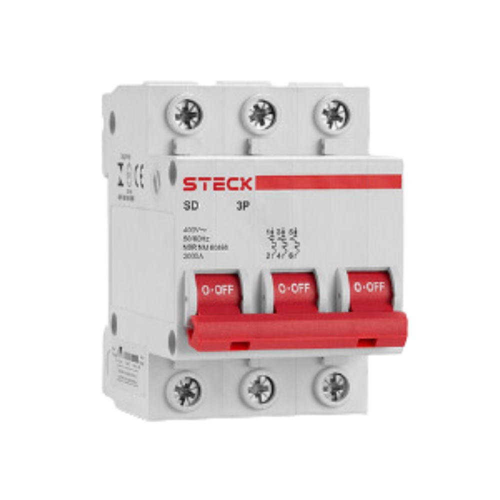 Disjuntor 3P 32A C 3Ka 230V Sdd63C32 Steck | ANDRA