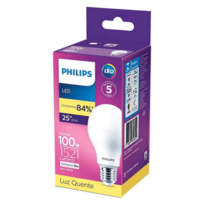 Lâmpada LED Bulbo E-27 Bivolt 16W 1521 Lúmens Philips