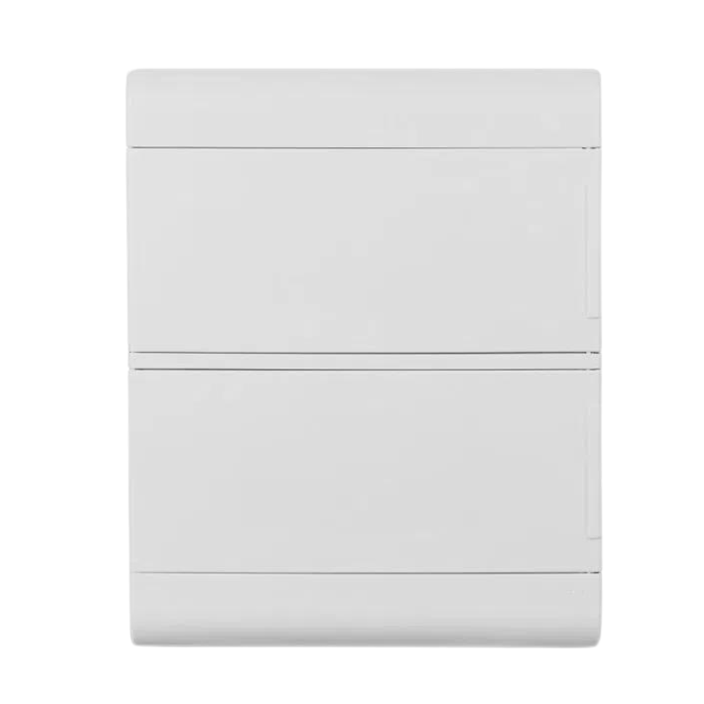 Centro De Sobrepor Pvc Para 24 Disjuntor Scv24Po Tampa Opaca Steck