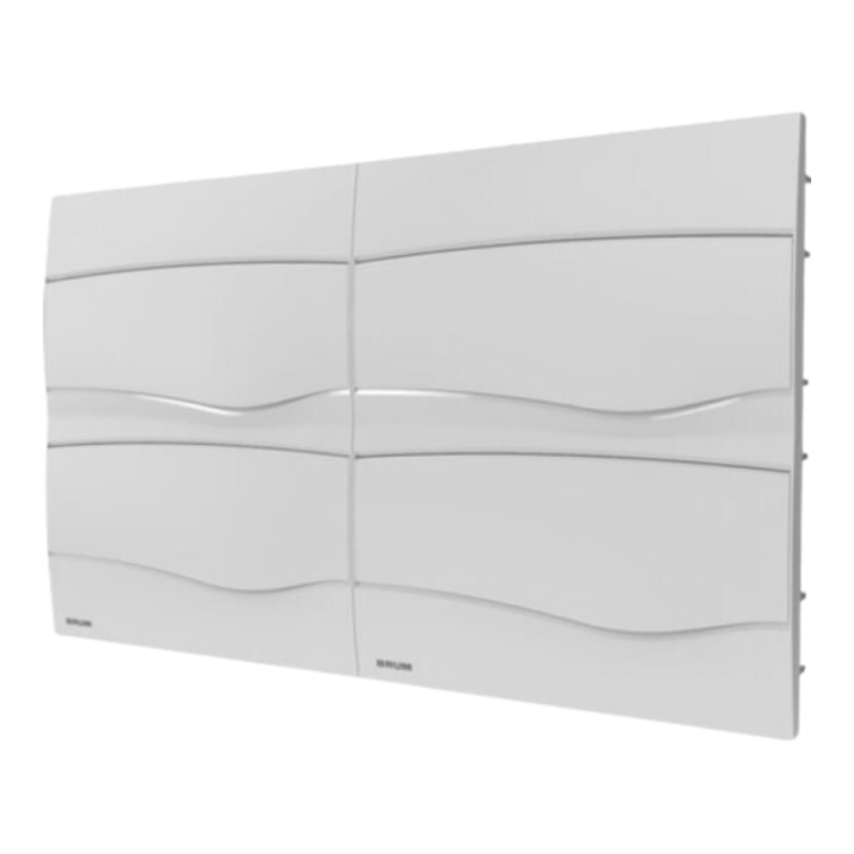 Quadro PVC Disjuntor Embutir sem Barramento para 48 Disjuntores Branco